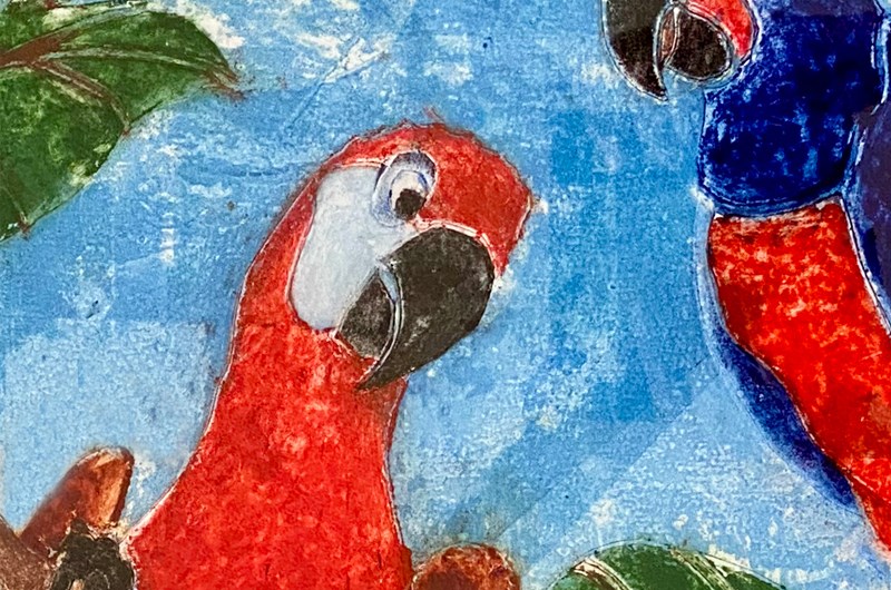 "Vänskap" Collografi