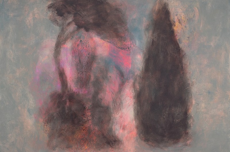 Martin Ålund . ANNANVÄRLDEN (OTHERWORLD) #4, olja & akryl på duk, 186×186 cm