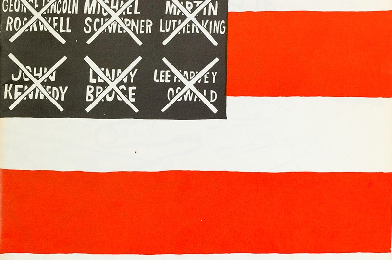 Pussredaktionen, PUSS nr 7, 1968 Tidningsomslag. Foto: Prallan Allsten/Moderna Museet. © Pussredaktionen/Bildupphovsrätt 2024.