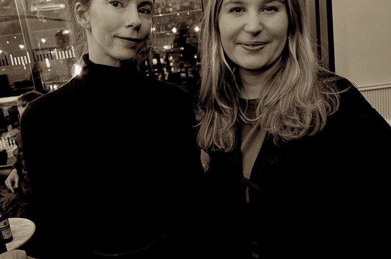 Anna Camner, konstnär och Niki Krall Anell från Artipelag