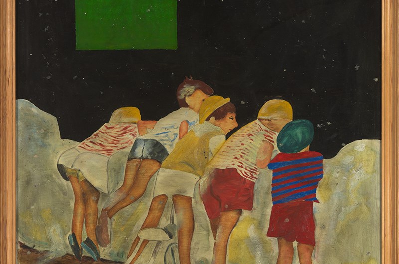 Dick Bengtsson, Barnen 1975. Foto: Per Myrehed.  Sven Harrys Konstmuseum