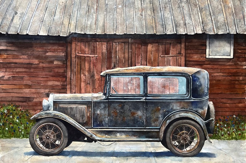 A-Ford Wabi Sabi. Akvarell 76 x 56