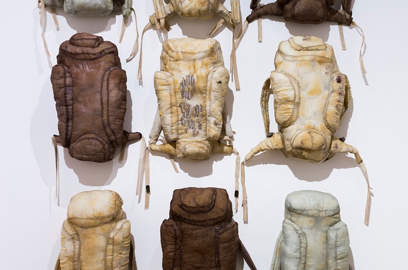 Marks and Bleeds, 2023, Moa Israelsson Textile, broderie, latex & aquarelle.