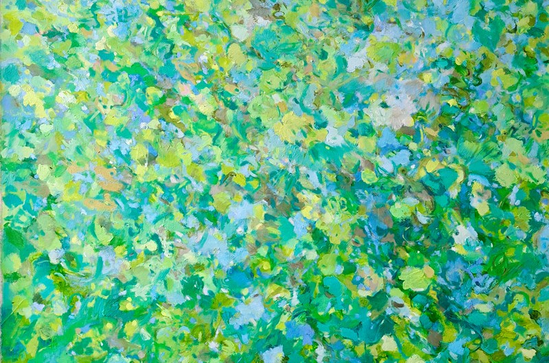 Primavera, Olja på duk, 150 x 140 cm