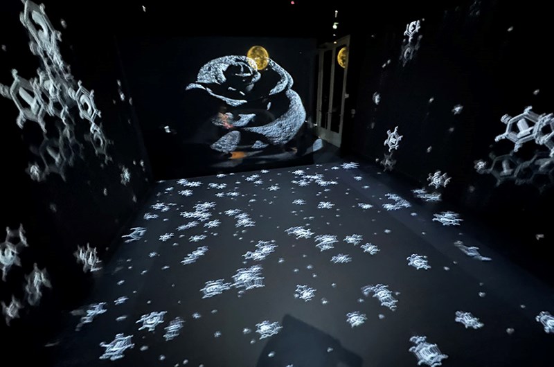 Utställningsvy, Laurie Anderson, Moderna museet. Stockholm