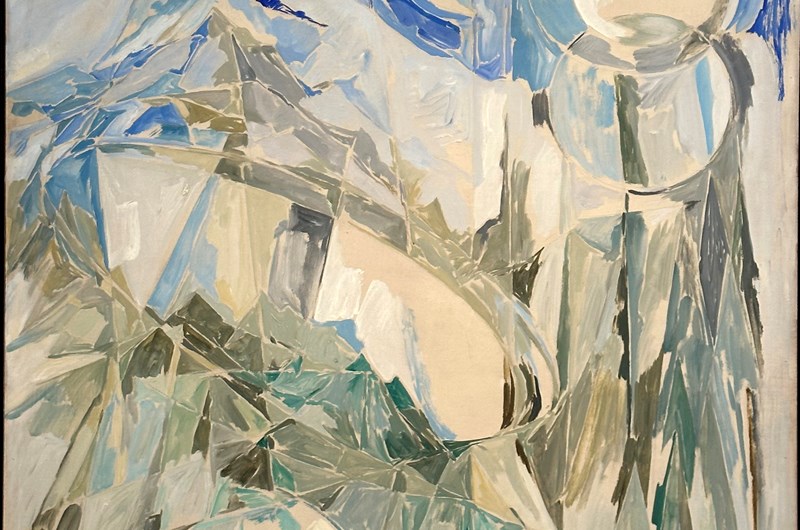Else Alfelt, Universum, 1952, Olja på pannå