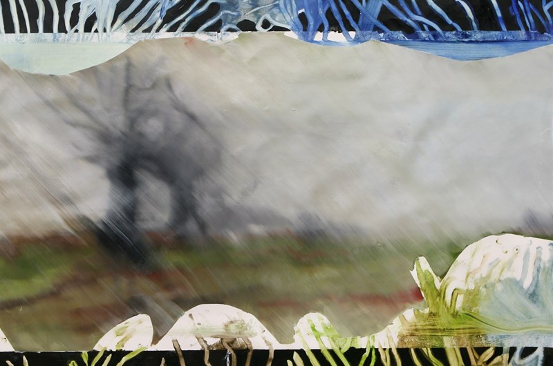 Lukas Cornix, mycelium, 2023 Blandteknik på papper