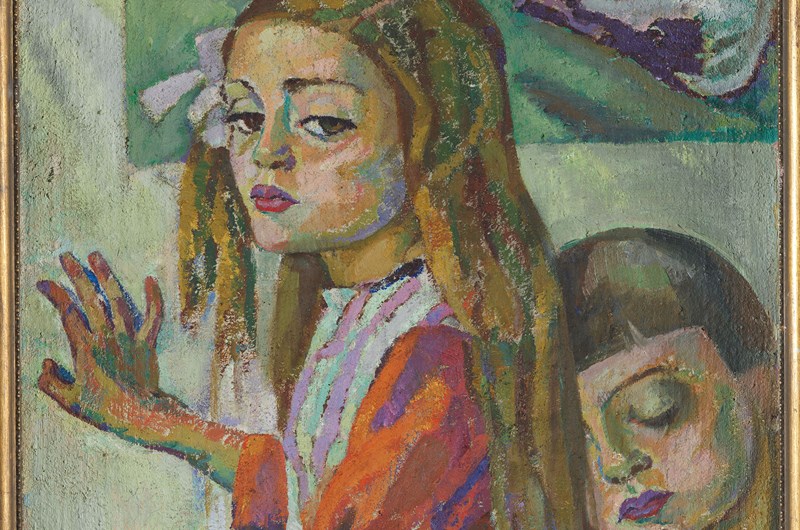Tora Vega Holmström, Figurkomposition, 1916, Stiftelsen Tomelilla Konstsamling. Foto: Per Myrehed