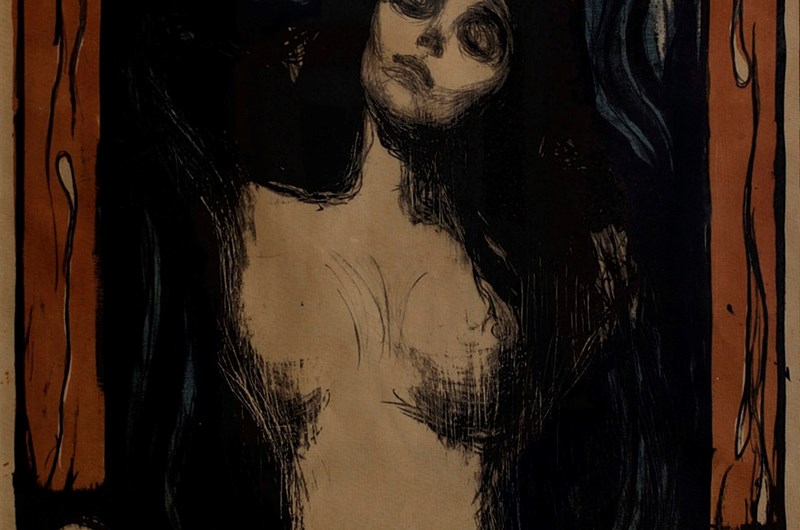Edvard Munch, Madonna, 1895, Thielska Galleriet
