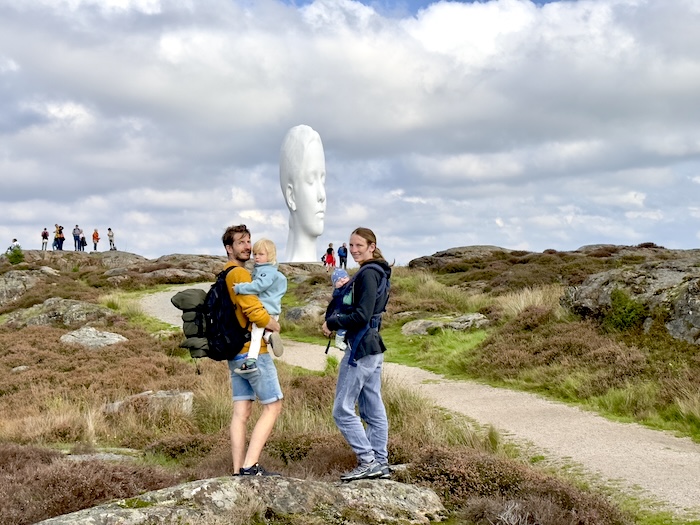 Anna av Jaume Plensa, Pilane Skulpturpark.