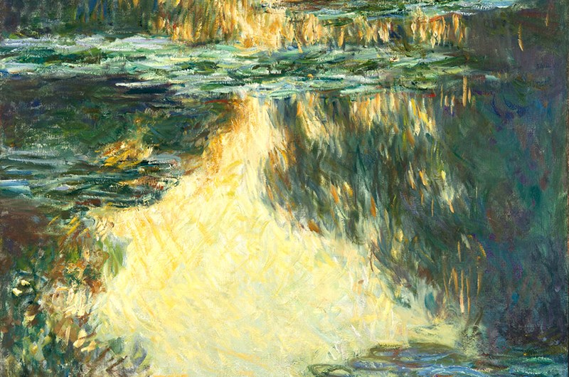 Claude Monet, Näckrosor. Olja på duk. Göteborgs konstmuseum