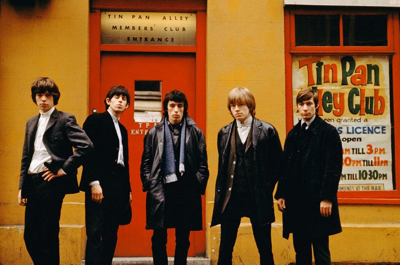 Rolling Stones fotograferad av Terry O'Neill 1964