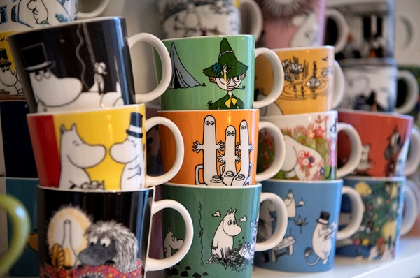 Stinky tas bort från Muminutställning i New York