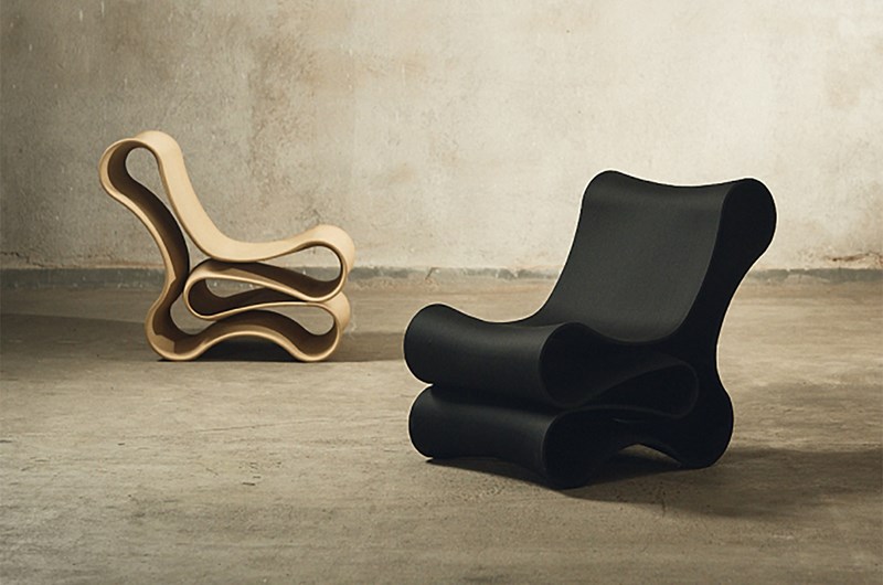 Reform Design Lab - Lounge Chair Black