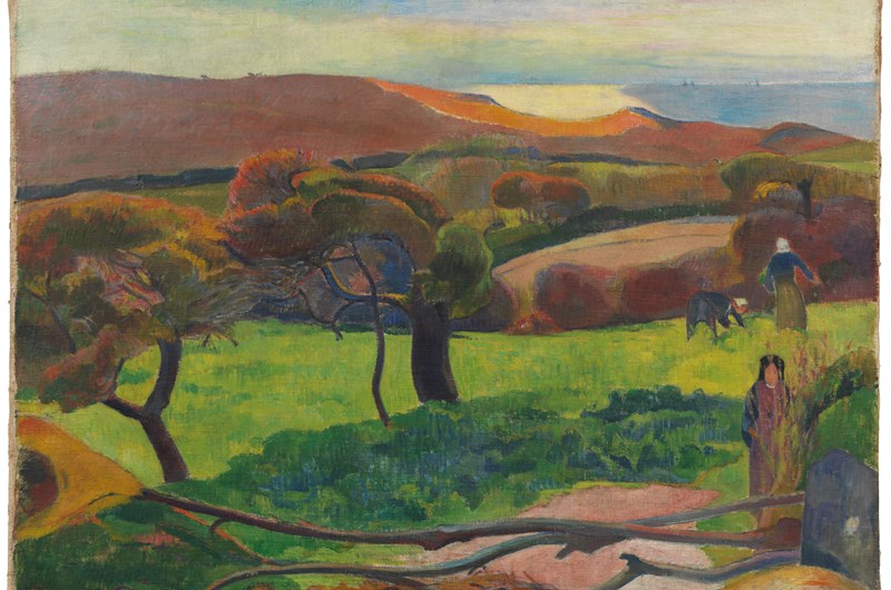 Paul Gauguin, Landskap från Bretagne.