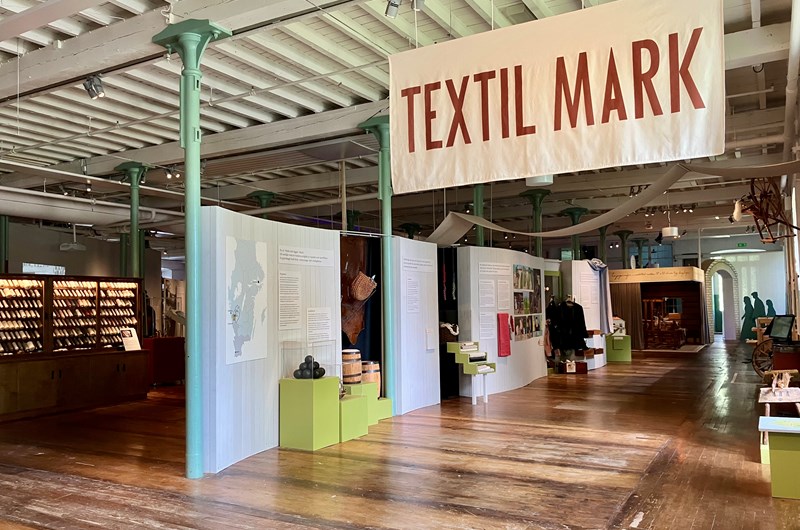 Entré till basutställningen TEXTIL MARK