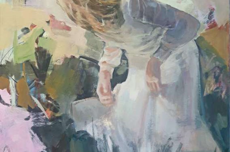 RABBITHOLE - OLJA - 110 X 90 - MICKAN SANDELIN 2024